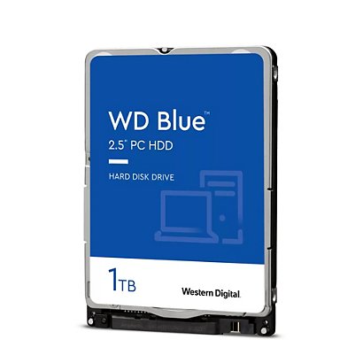 Western Digital Blue, 2.5'', 1000 GB, 5400 RPM WD10SPZX