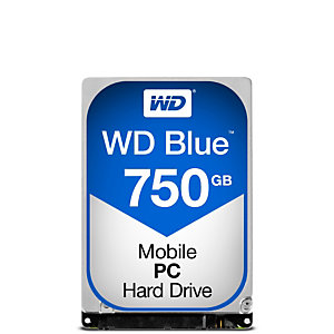 Western Digital Blue PC Mobile, 2.5'', 750 GB, 5400 RPM WD7500BPVX