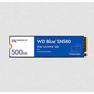 Western Digital Blue SN580, 500 GB, M.2, 4000 MB/s WDS500G3B0E