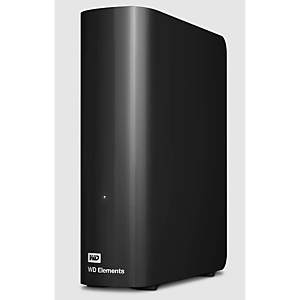 Western Digital Elements Desktop hard drive, 20000 GB, 2.0/3.2 Gen 1 (3.1 Gen 1), Negro WDBWLG0200HBK-EESN