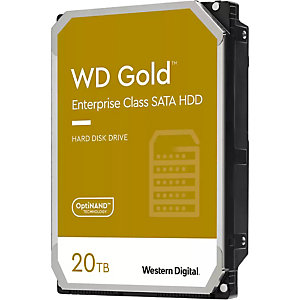 Western Digital Gold, 3.5'', 20 To, 7200 tr/min WD202KRYZ