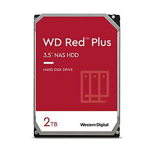 Western Digital Red Plus WD20EFPX, 3.5'', 2 TB, 5400 RPM