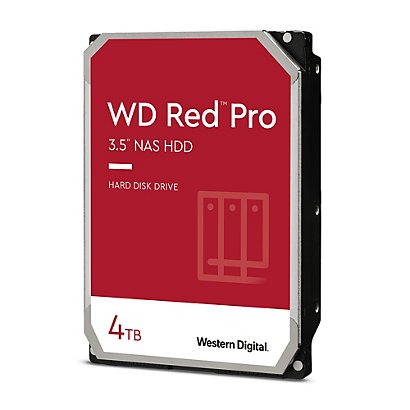 Western Digital RED PRO 4 TB, 3.5'', 4000 Go, 7200 tr/min WD4003FFBX