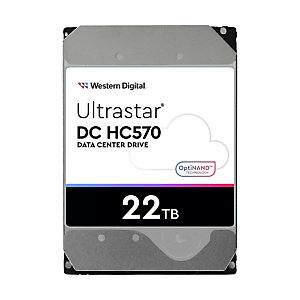 Western Digital Ultrastar DC HC570, 3.5'', 22000 GB, 7200 RPM 0F48155