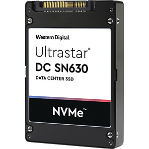 Western Digital Ultrastar DC SN630, 1920 GB, U.2, 2750 MB/s 0TS1618 Western Digital Ultrastar DC SN630, 1920 GB, U.2, 2750 MB/s 0TS1618