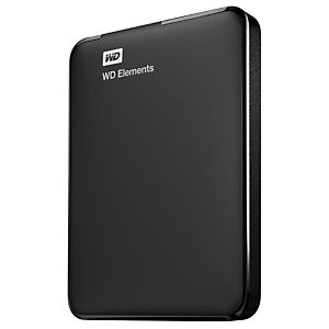 Western Digital WD Elements Portable, 1000 GB, 2.5'', 3.2 Gen 1 (3.1 Gen 1), Negro WDBUZG0010BBK-WESN