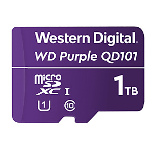 Western Digital WD Purple SC QD101, 1000 Go, MicroSDXC, UHS-I, Class 1 (U1) WDD100T1P0C Western Digital WD Purple SC QD101, 1000 Go, MicroSDXC, UHS-I, Class 1 (U1) WDD100T1P0C