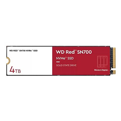 Western Digital WD Red SN700, 4000 Go, M.2, 3400 Mo/s, 8 Gbit/s WDS400T1R0C - 1