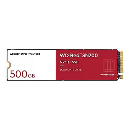 Western Digital WD Red SN700, 500 GB, M.2, 3430 MB/s, 8 Gbit/s WDS500G1R0C - 1