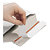 White cardboard envelopes with short edge opening 168x231mm, pack of 200 - 2