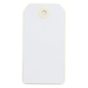 White paper tags