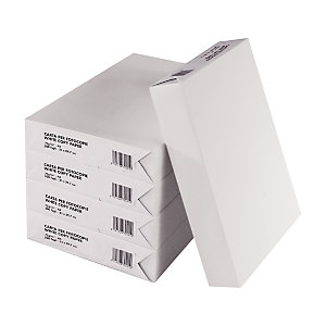 Whitebox Carta per fotocopie e stampanti A4, 75 g/m², Bianco (confezione 5 risme)