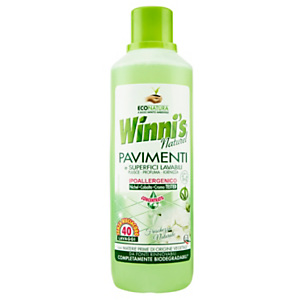 Winni's Detergente Pavimenti e Superfici lavabili, Freschezza Naturale, Flacone 1 litro Winni's Detergente Pavimenti e Superfici lavabili, Freschezza Naturale, Flacone 1 litro