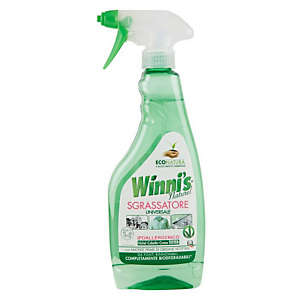 Winni's Detergente Sgrassatore Universale, Flacone spray da 500 ml Winni's Detergente Sgrassatore Universale, Flacone spray da 500 ml