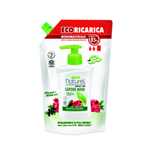 Winni's Naturel Ricarica Sapone Liquido Mani al Melograno e Mirtillo nero, Flacone 500 ml Winni's Naturel Ricarica Sapone Liquido Mani al Melograno e Mirtillo nero, Flacone 500 ml