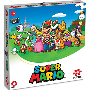 WINNING MOVES Puzzle de 500 pièces avec Mario et ses amis.