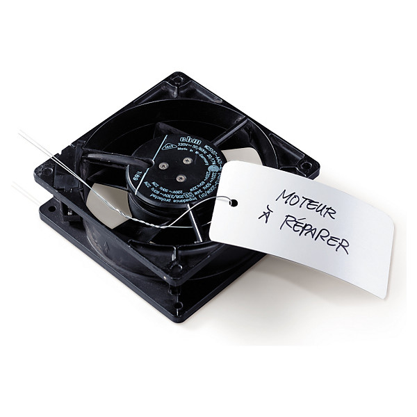 Wit industrieel HDPE-etiket 100x45mm - 1