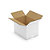 Witte doos van dubbelgolfkarton Raja 35 x 25 x 25 cm - 1