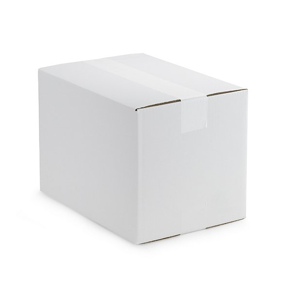 Witte gegomde kleefband 60 g/m² 70mm x 200m - 4