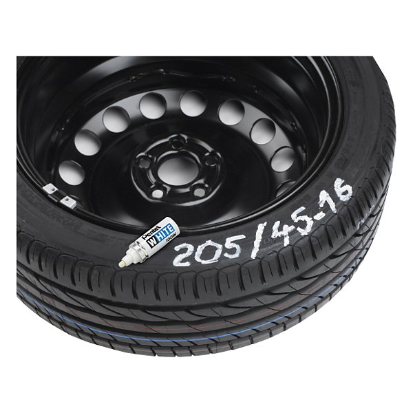 Witte markeerstift - gemiddelde punt - 2