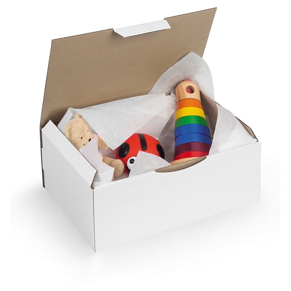 Witte postdoos RAJApost 12 x 7 x 4 cm - 7