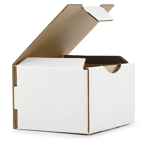 Witte postdoos RAJApost 25 x 25 x 10 cm - 6