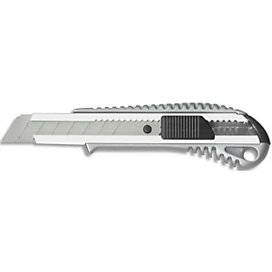 WONDAY Cutter tout métal pour lame de 18mm, prise en main ergonomique, bouton pressoir autobloquant WONDAY Cutter tout métal pour lame de 18mm, prise en main ergonomique, bouton pressoir autobloquant