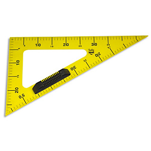 WONDAY Equerre 60° en plastique incassable Jaune graduée 50cm avec poignée Noire amovible pour tableau WONDAY Equerre 60° en plastique incassable Jaune graduée 50cm avec poignée Noire amovible pour tableau
