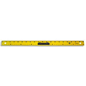 WONDAY Règle en plastique incassable Jaune graduée 1m avec poignée Noire amovible pour tableau WONDAY Règle en plastique incassable Jaune graduée 1m avec poignée Noire amovible pour tableau