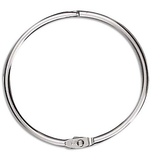 WONDAY Sachet de 5 anneaux brisés en métal, diamètre 64 mm WONDAY Sachet de 5 anneaux brisés en métal, diamètre 64 mm