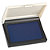 WONDAY Tampon encreur réencrable ABS, pour timbre caoutchouc ou résine L10 x P7,5 cm encre Bleu - 1