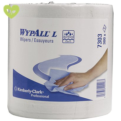 Wypall* Bobina panni multiuso ad estrazione centrale Wypall 20 Extra, 336 fogli, Bianco (confezione 6 pezzi)