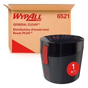 WYPALL® REACH PLUS™ Dispenser per rotoli ad estrazione centrale, 24,3 x 27,1 x 22,6 cm, Nero/Grigio WYPALL® REACH PLUS™ Dispenser per rotoli ad estrazione centrale, 24,3 x 27,1 x 22,6 cm, Nero/Grigio
