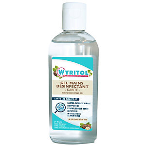 Wyritol Gel hydroalcoolique Karité désinfectant mains - Flacon 100 ml