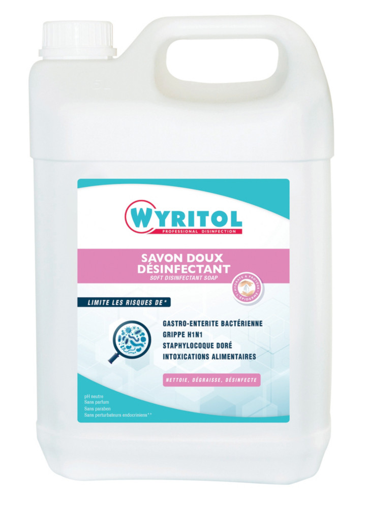 Wyritol Savon liquide désinfectant mains - Bidon 5 L