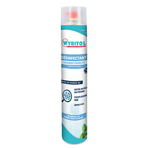 Wyritol Désinfectant grands espaces, parfum Menthe - Aérosol de 750 ml Wyritol Désinfectant grands espaces, parfum Menthe - Aérosol de 750 ml