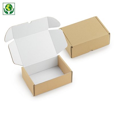 Wzmocniony karton fasonowy (pocztowy) z białym wnętrzem - 1