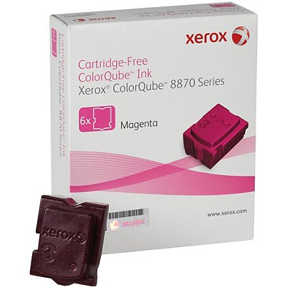 Xerox ColorQube 8870, 108R00954, Tinta Sólida Original, Magenta, Pack de 6 - 1