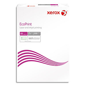 XEROX Ramette 500 feuilles papier Blanc XEROX ECOPRINT A4 75G CIE 147