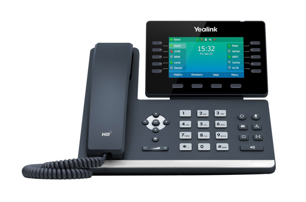 Yealink T54W Téléphone IP SIP professionnel Wifi et Bluetooth