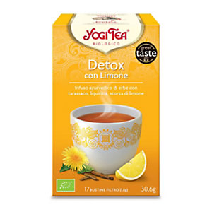 YOGI TEA® Infuso ayurvedico Detox con Limone (confezione 17 bustine filtro)