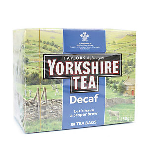 Yorkshire Tea Decaf Tea Bags - Pack of 80