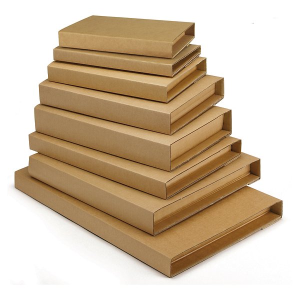 Zásilkové obaly na knihy 320x320mm, samolepící uzávěr, hnědé | RAJA® - 2