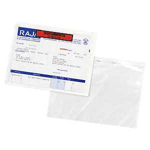 Zelfklevend documentenhoesje RAJA Eco begeleidende documenten 225x165 mm, set van 1000