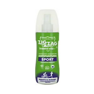 Zig Zag Lozione corpo antipuntura Insettivia Sport!, Flacone spray 100 ml Zig Zag Lozione corpo antipuntura Insettivia Sport!, Flacone spray 100 ml