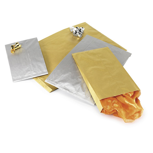 Zlaté a stříbrné kraftové sáčky - 1