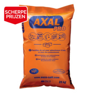 Zout voor waterontharder Axal Pro 25 kg