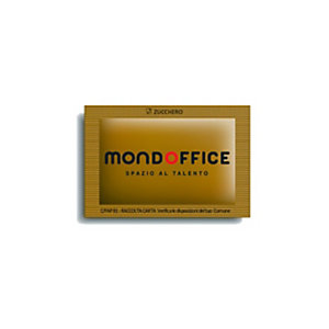 Zucchero di canna in bustina monodose Mondoffice (confezione 200 pezzi)