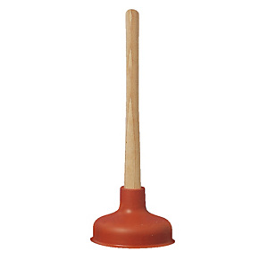 Zuignap voor het ontstoppen van WC handgreep 30 cm en diameter 14 cm Zuignap voor het ontstoppen van WC handgreep 30 cm en diameter 14 cm
