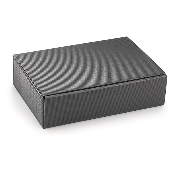 Zwarte flesverpakkingen 9,6x10x39 cm - 4